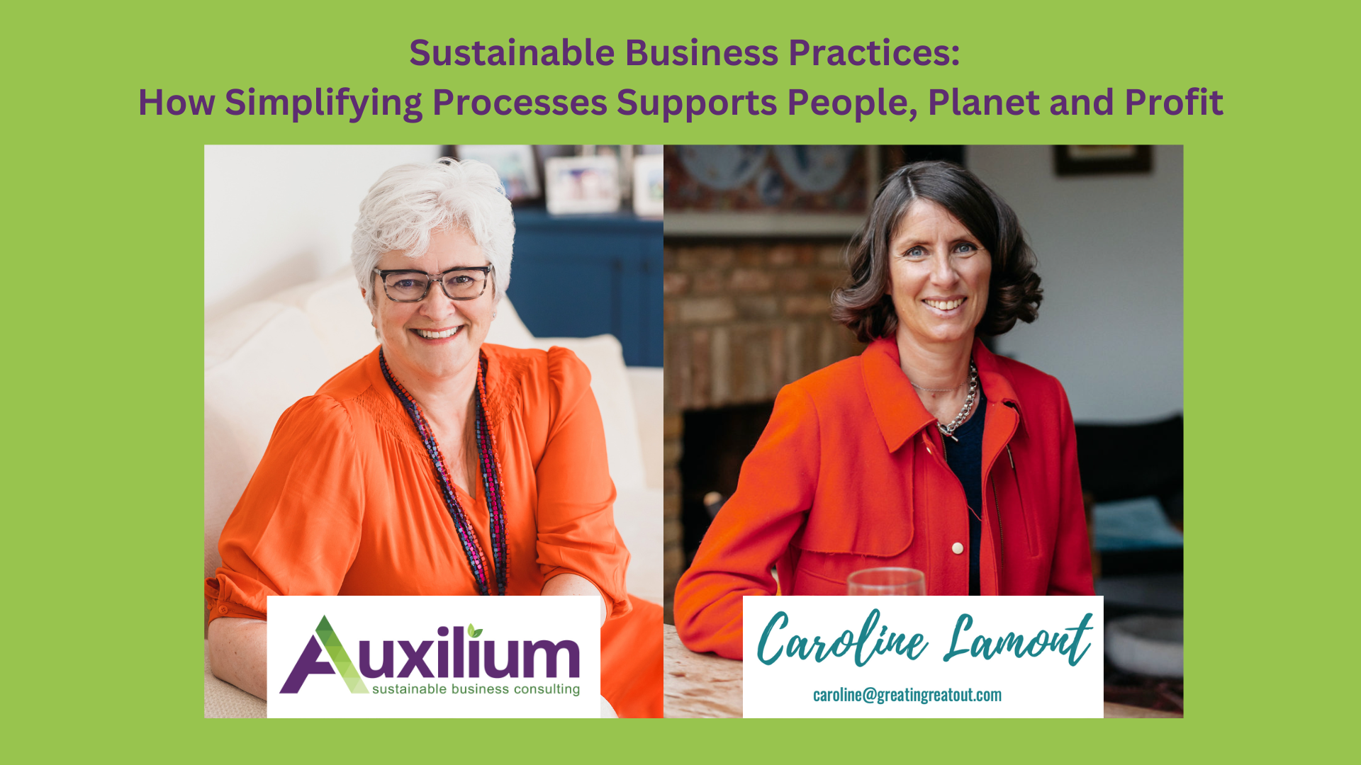 Caroline Rault Sustainable Business Practices: How Simplifying Processes Supports ...