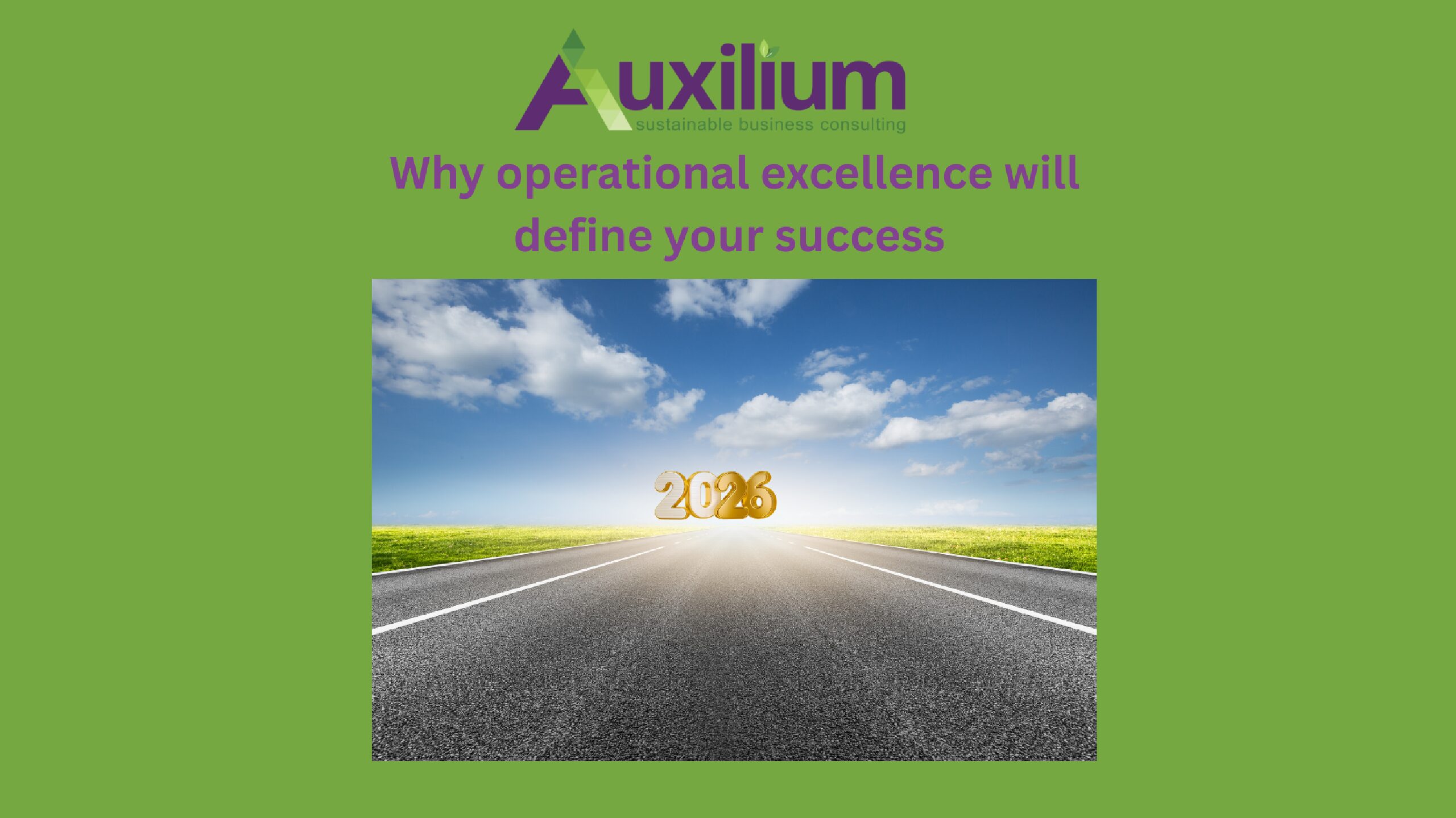 The road to operational success in 2026